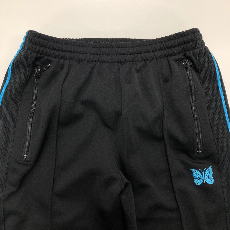 ニードルズ トラックパンツ ストレート ブラック×ブルー サイズS メンズ ジャージ Needles 【AFB18】