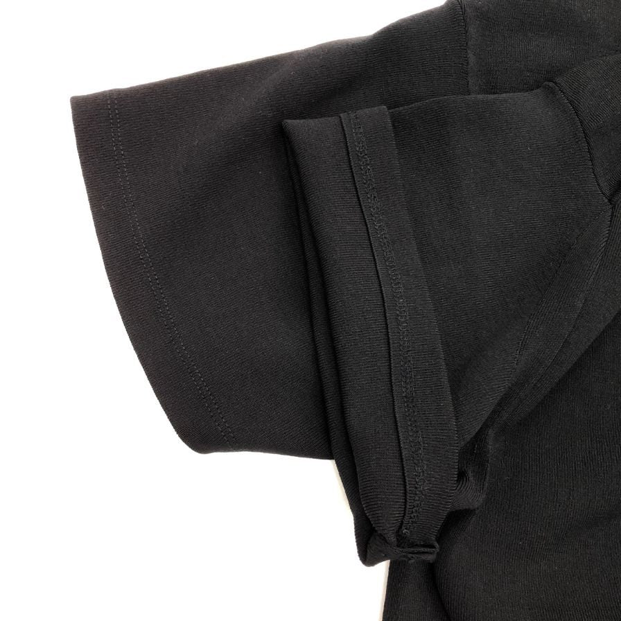 美品◆オーラリー ニット サマーニット Tシャツ 半袖 ウール ポリエステル ブラック系 サイズ3 メンズ AURALEE 【AFB40】