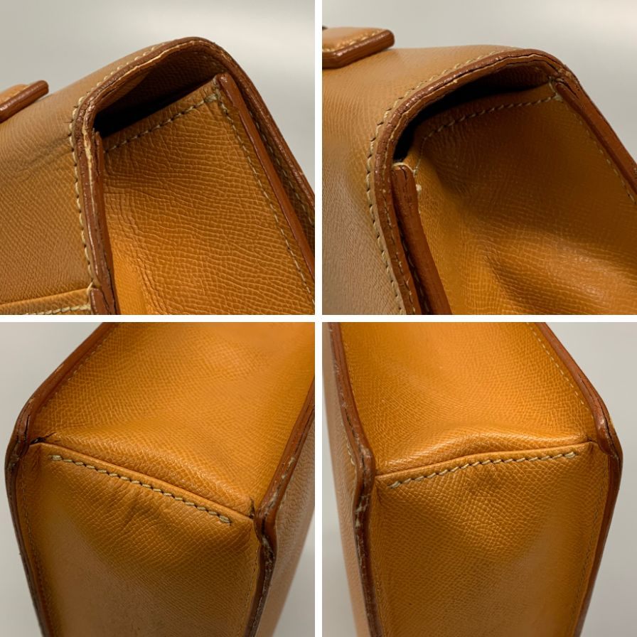 トゥモローランド レザー ブリーフバッグ ビジネスバッグ メンズ ブラウン TOMORROWLAND【AFE9】