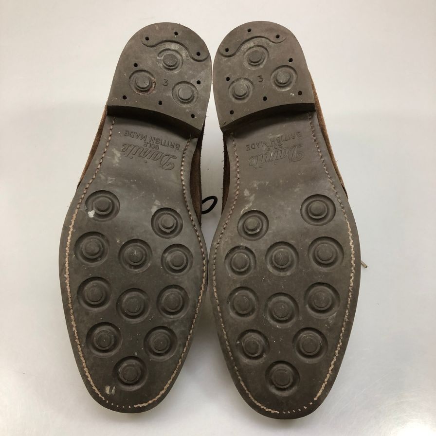 クロケット＆ジョーンズ チャートシー チャッカブーツ  メンズ スエード ブラウン サイズUK6E Crockett & Jones ブーツ 約25.0cm【LA】【中古】