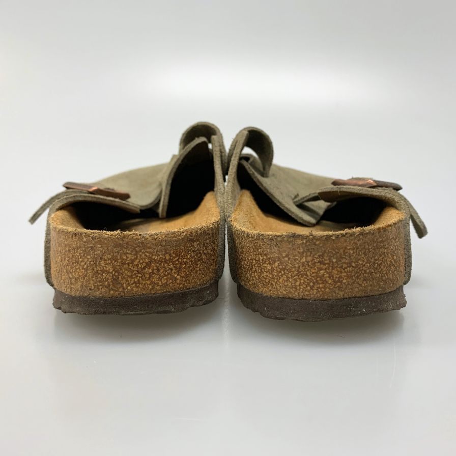 ビルケンシュトック サンダル ボストン スエード ベージュ メンズ サイズ43 BIRKENSTOCK 約28.0cm【AFC30】