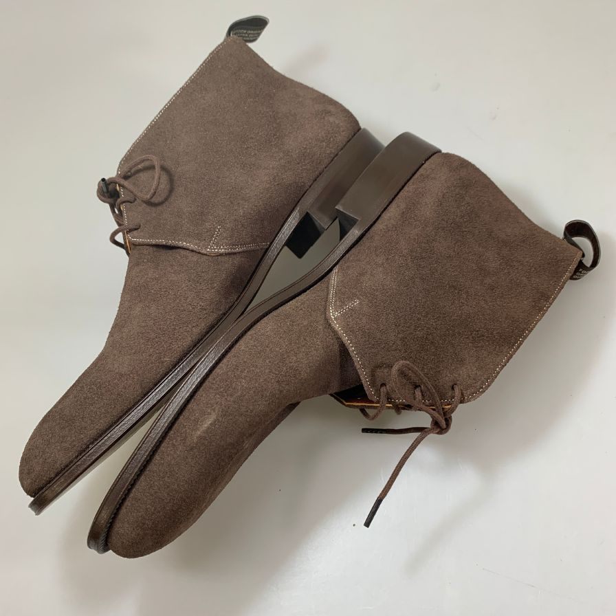 フットストック オリジナルズ ショートブーツ スエード サイズ8 メンズ ブラウン系 FOOTSTOCK ORIGINALS 約26.0cm【AFC2】