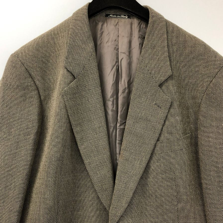 美品◆ジョルジオアルマーニ 90s  ウール テーラード ジャケット メンズ サイズ 54  ブラウン系 Giorgio Armani 【AFA15】