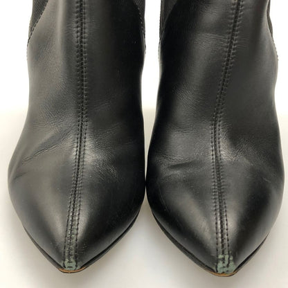 ベロクオイオ ヒールブーツ ブラック サイズ35 VERO CUOIO 約22.5cm【AFC42】
