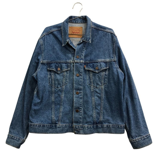 美品◆リーバイス デニムジャケット 75505 0212 オレンジタブ ウオッシュ加工  メンズ  サイズ46 インディゴ Levi's 【AFA22】