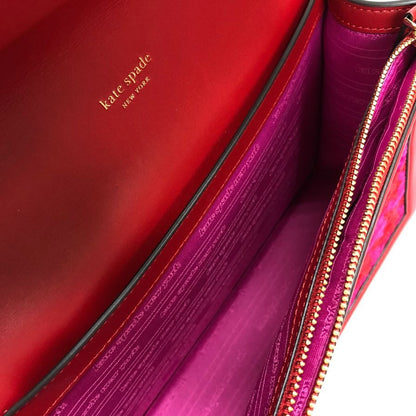 ケイトスペード ハンドバッグ デコ ペブルレザー アンド スエード チェーン ショルダー ピンク Kate spade【AFE2】