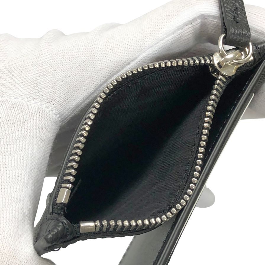メゾンマルジェラ マネークリップ レザー 二つ折り財布 4ステッチ 小銭入れ 札 SA1UI0018 ブラック Maison Margiela【AFI11】