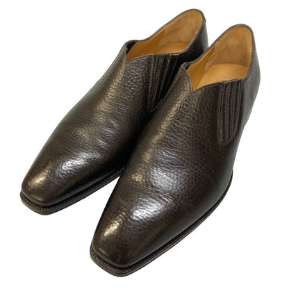 ガジアーノ&ガーリング レザーシューズ サイドエラスティック メンズ ブラウン サイズ8.5 GAZIANO&GIRLING 約27.0cm【AFC30】