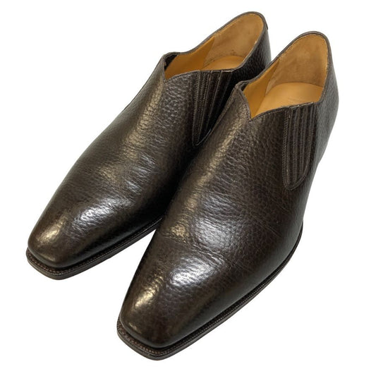 ガジアーノ&ガーリング レザーシューズ サイドエラスティック メンズ ブラウン サイズ8.5 GAZIANO&GIRLING 約27.0cm【AFC30】