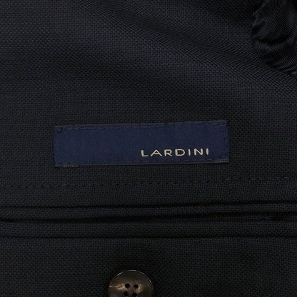極美品◆ラルディーニ テーラードジャケット ウール メンズ ブラック サイズ42REG LARDINI 【AFB29】