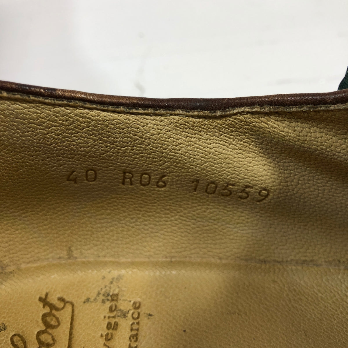 パラブーツ ミカエル カーフレザー チロリアンシューズ メンズ サイズ40 ブラウン PARABOOT ビジネスシューズ 約25.0cm【LA】【中古】