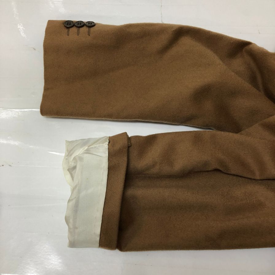 中古◆バーバリーズ オールドバーバリー 2Bカシミヤジャケット エルメネジルド ゼニア テスート メンズ サイズ50R キャメル BURBERRY'S 【AFF20】