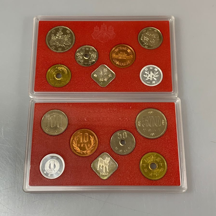 【10セット】大蔵省造幣局 桜の通り抜け 貨幣セット 銀メダル付随 1993・1994・1995・1996・1997・1998・1999 額面666円 MINT SET【AFI13】【中古】