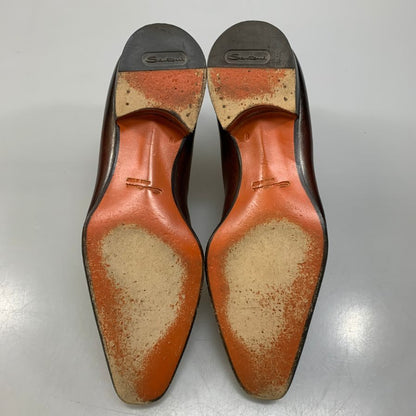 サントーニ サイドゴア ブーツ レザー メンズ ブラウン サイズ6 SANTONI 約25.0cm【AFC42】