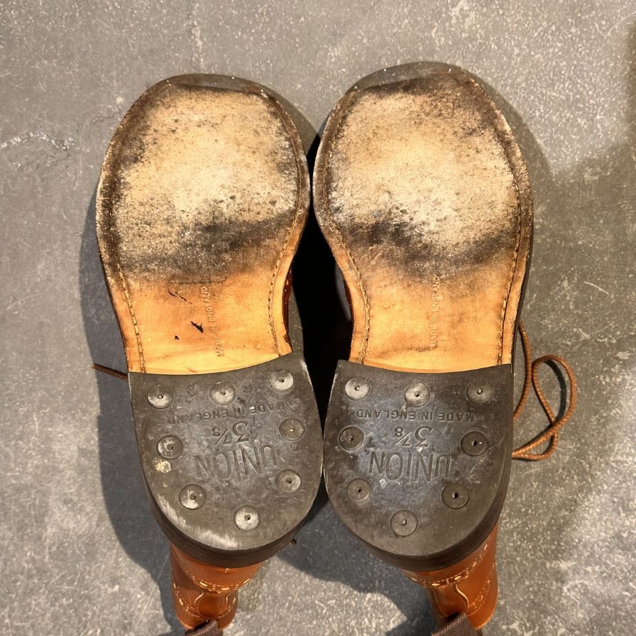 トリッカーズ カントリーブーツ M5634  ストウ カーフ アイボリー メンズ  サイズUK8.5 Tricker's ブーツ 約27.0cm【LA】【中古】