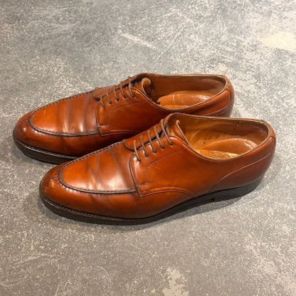 バーニーズニューヨーク エドワードグリーン製 Uチップ 32ラスト ブラウン サイズUK7 メンズ BARNEYS NEW YORK ビジネスシューズ 約25.5cm【LA】【中古】