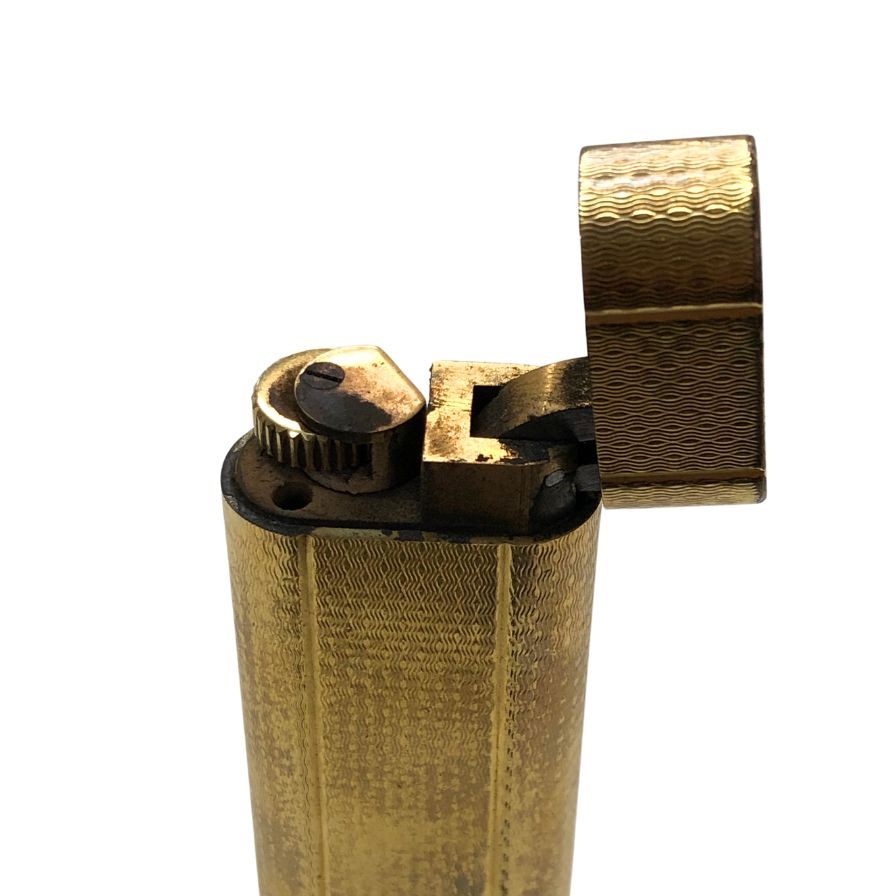 カルティエ ライター ゴールド オーバル  ガスライター Cartier