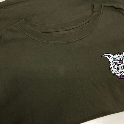 美品◆ナイキ 半袖Tシャツ SB M90 SKATE CHAR グリーン メンズ サイズXXL NIKE 【AFB3】