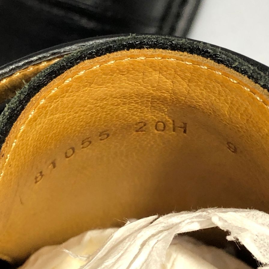 パラブーツ POE ダブルモンク ブラック サイズUK9 PARABOOT ビジネスシューズ 約27.5cm【LA】【中古】