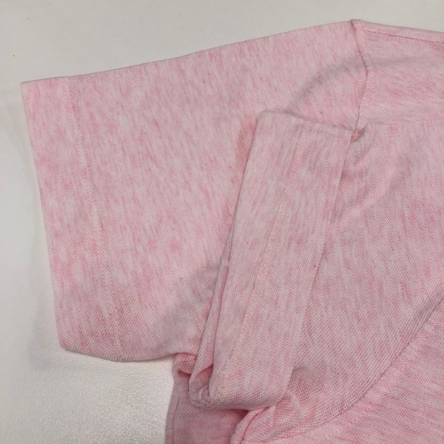 新品同様◆エルメネジルドゼニア ポロシャツ ピンク コットン  サイズM/50 Ermenegildo Zegna 【AFB36】