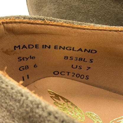 マーク マクナイリー スウェード ストレートチップ ベージュ サイズ6 メンズ MARK MCNAIRY 約25.0cm【AFD9-2】