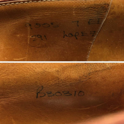 ジョンロブ ロペス ローファー レザーシューズ メンズ サイズ7EE ブラウン JOHN LOBB LOPEZ ローファー 約25.5cm【LA】【中古】