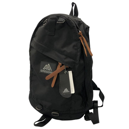 グレゴリー デイパック リュックサック ナイロン レザーストラップ ユニセックス ブラック GREGORY DAY PACK【AFE9】