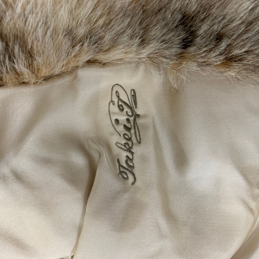 極美品◆バーガー クリステンセン リンクスキャット ハーフコート  640-2-1-0025 レディース サイズ40  BIRGER CHRISTENSEN 【AFG1】