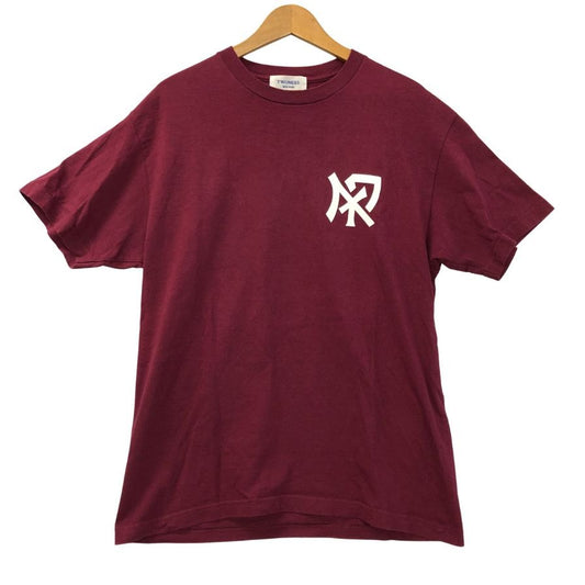 極美品◆トゥーネス Ｔシャツ ヘイワ 半袖 ワインレッド系 サイズL TWONESS 【AFB41】