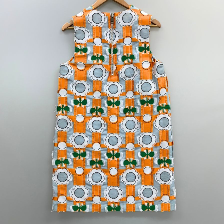 極美品◆ドンダップ レディース ノースリーブ ワンピース 花柄 イタリア製 サイズ42 総柄 DONDUP 【AFB15】