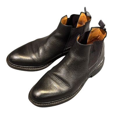 パラブーツ サイドゴアブーツ シャンフォート グレインレザー ブラック サイズUK6.5 Paraboot ブーツ 約25.5cm【LA】【中古】
