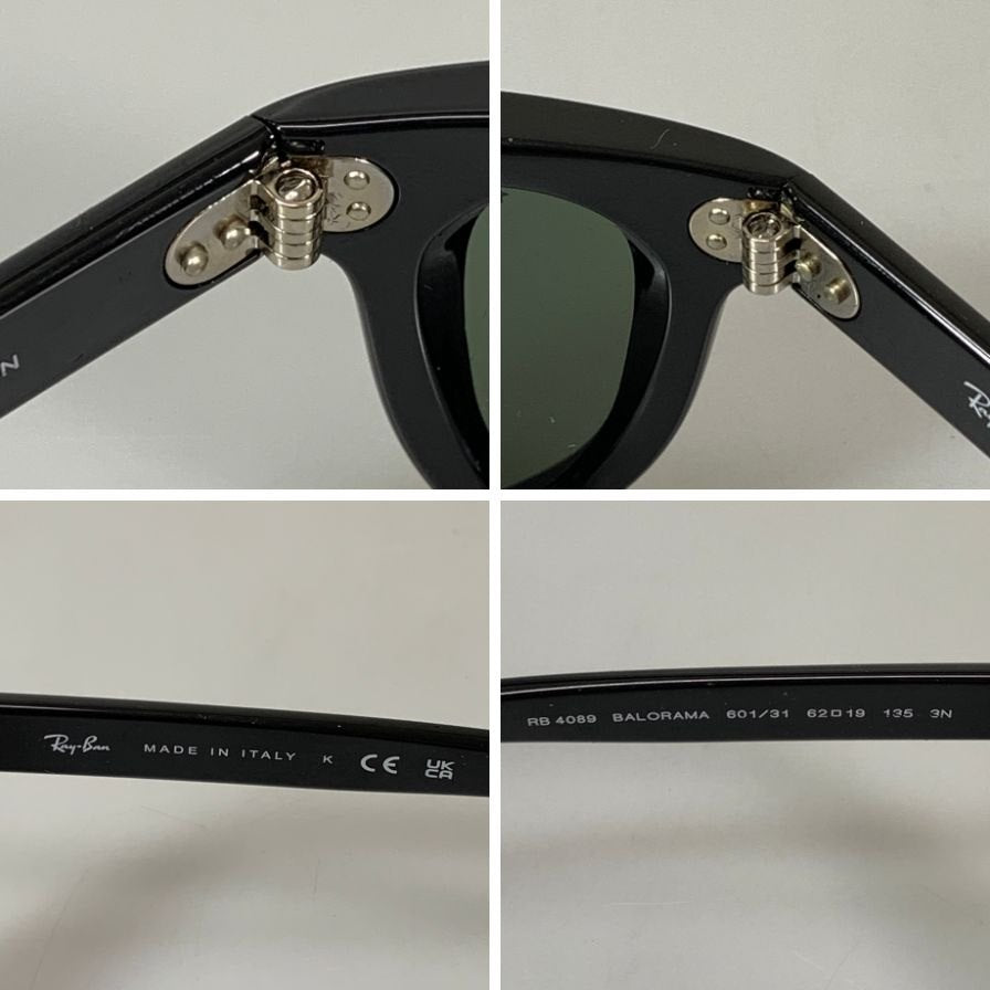 レイバン サングラス バロラマ RB 4089 601/31 62□19 ブラック Ray-Ban【AFI5】