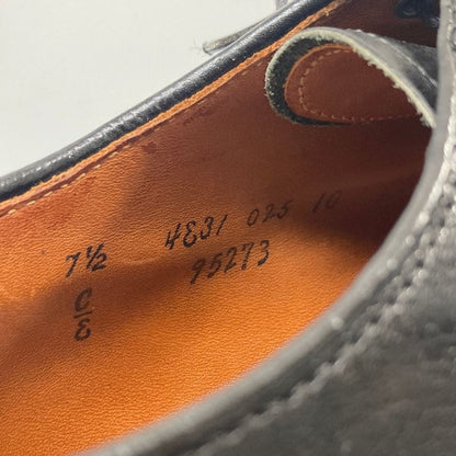 オールデン レザーソウル 別注 レザーシューズ 95273 クロムエクセル レザー バリーラスト ブラック US7.5E ALDEN ビジネスシューズ 約25.5cm【LA】【中古】