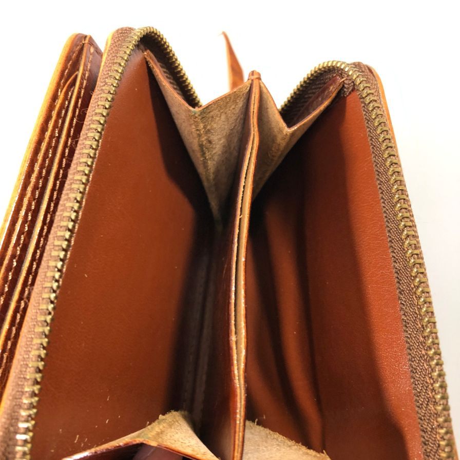 イタガキ 二つ折り財布 160番 ドル入付札入れ ポルトガルレザー ブラウン ITAGAKI【AFB55】