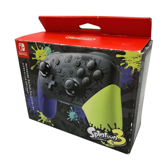 ニンテンドースイッチ Proコントローラー スプラトゥーン3エディション Nintendo Switch【AFB55】【中古】