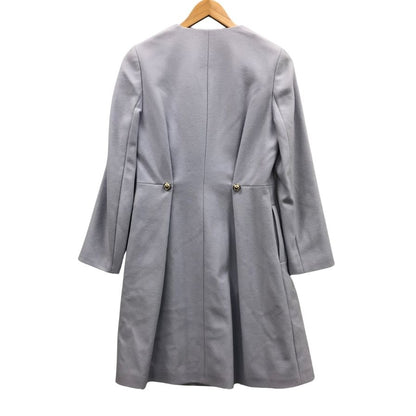 美品◆カルヴェン コート 1052M312  ウール サイズ34 ブルー系 レディース CARVEN 【AFA10】