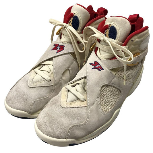 ナイキ ハイカットスニーカー エア ジョーダン 8 レトロ スウェード FJ2850-107 アイボリー メンズ サイズ29.5cm NIKE AIR JORDAN 8 RETRO SP 約29.5cm【AFD15】