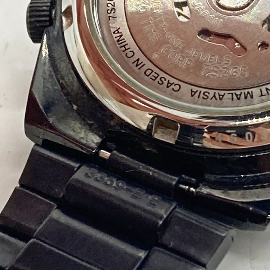 セイコー SNKE03K1 オートマティック カレンダー 自動巻き 裏スケルトン 時計 SEIKO【AFI7】【中古】