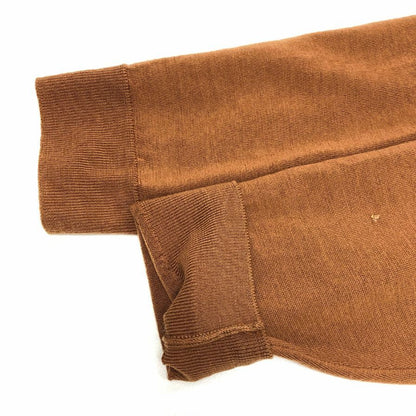 中古■ジョンスメドレー ニットセーター ウール クルーネック オレンジ メンズ サイズL JOHNSMEDLEY 【AFB2】