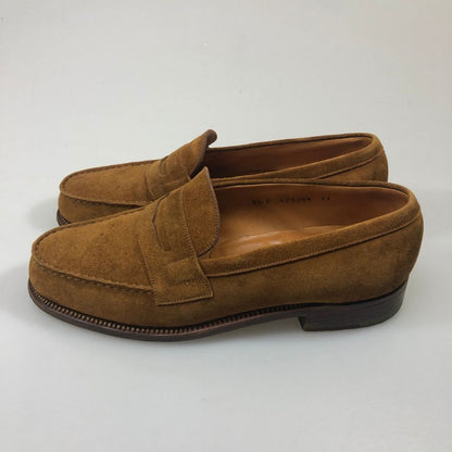 ジェイエム ウエストン ローファー スエード ライトブラウン系 サイズ4.5 メンズ J.M.WESTON 約24.5cm【AFC33】