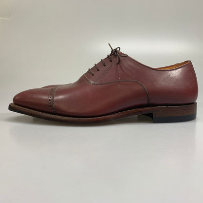 スコッチグレイン パンチドキャップトゥ カーフ バーガンディ サイズ26EEE SCOTCHGRAIN ビジネスシューズ 約26.0cm【LA】【中古】