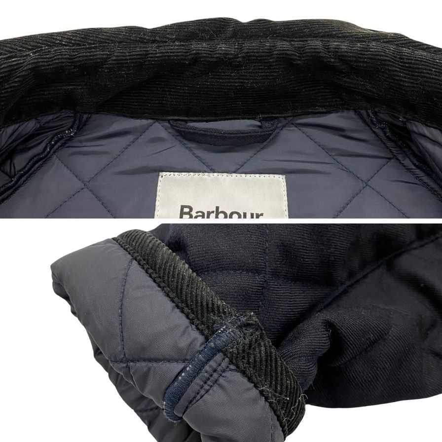 美品◆バブアー キルティング ジャケット ビデイル ネイビー系 メンズ サイズ38 Barbour BEDALE 【AFB1】