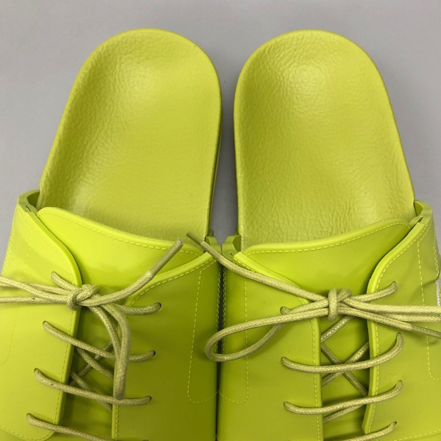 メゾン マルジェラ サンダル S58WX0100 ラバー グリーン系 サイズ37 レディース Maison Margiela 約24.0cm【AFD5】