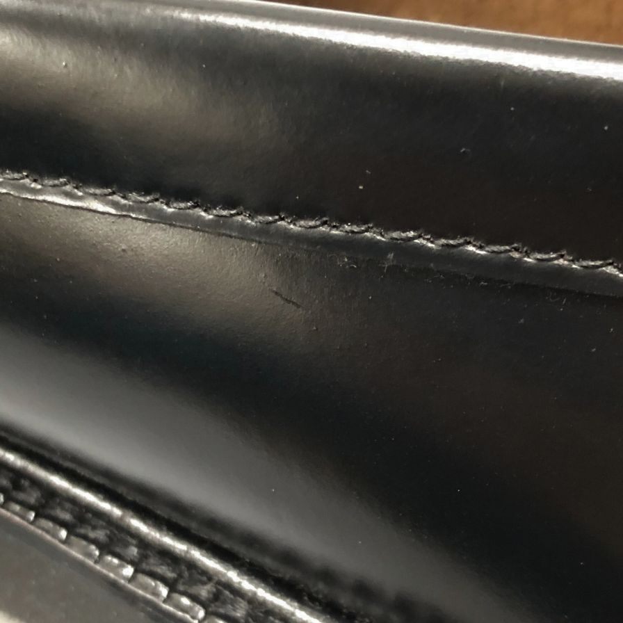 ジーエイチバス ローファー ウィージャンズ ラーソン エキゾチック レオパード サイズ7.5 メンズ ブラック G.H.Bass&Co. WEEJUNS LARSON 約25.5cm【AFD6】
