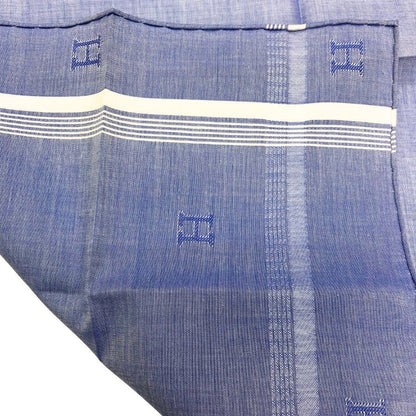 エルメス ハンカチ コットン100% ブルー系 レディース HERMES