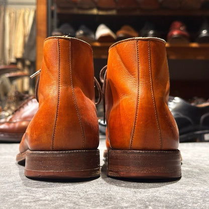 クロケット&ジョーンズ レザーシューズ  SUBS チャートシー チャッカブーツ カーフ ブラウン サイズUK7E メンズ CROCKETT&JONES ブーツ 約25.5cm【LA】【中古】