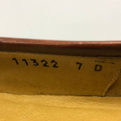 ブラガノ コールハーン ローファー タッセル レザー 本革 ブラウン メンズ サイズ7 Bragano COLE HAAN 約25.0cm【AFC36】