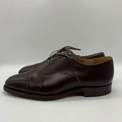 ポロ ラルフローレン レザーシューズ プレーントゥ サイズ26cm ボルドー メンズ Polo Ralph Lauren 約26.0cm【YB6】