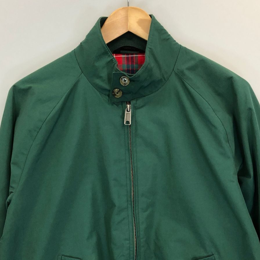 美品◆バラクータ G4 ハリントンジャケット グリーン メンズ サイズ38 BARACUTA 【AFA8】