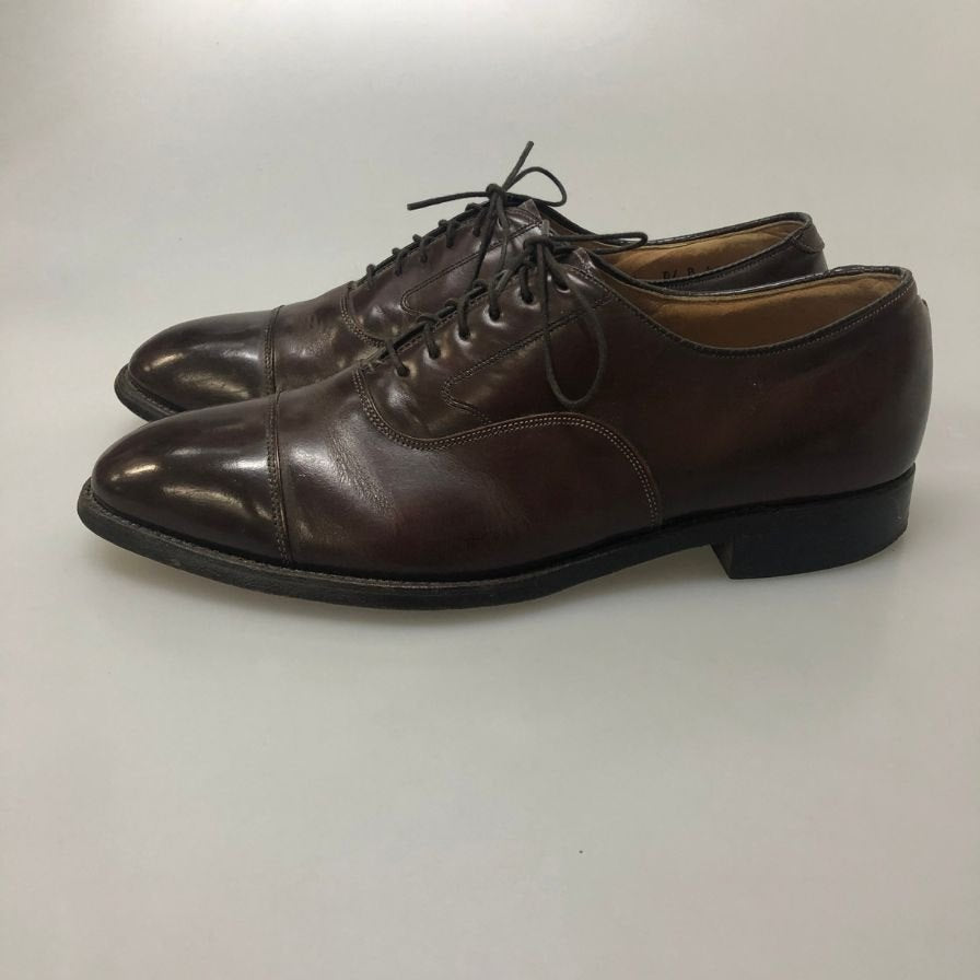 ジョンストン＆マーフィー レザーシューズ ストレートチップ オプティマ カーフ ブラウン メンズ サイズ10D Johnston&Murphy 約28.0cm【AFC1】